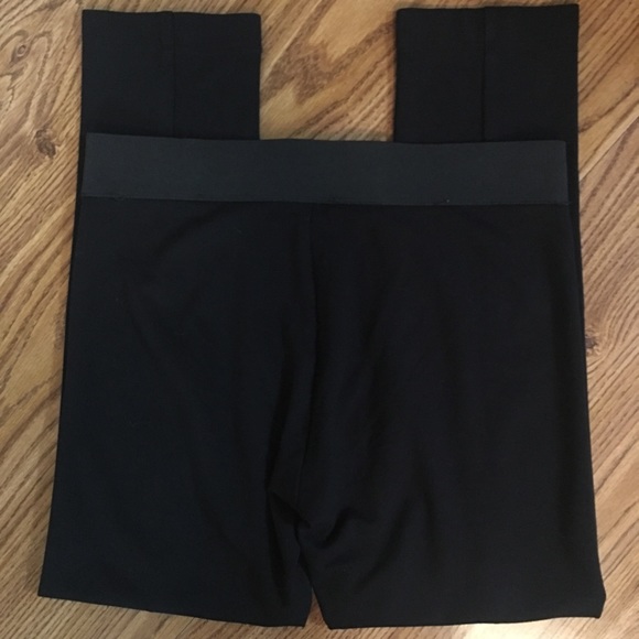 Black Leggings 2” Waistband Size 8 - Picture 3 of 8